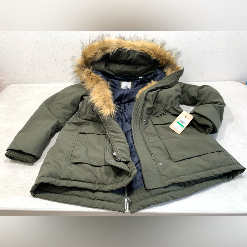 NWT LEVIS FUR COAT JACKET L